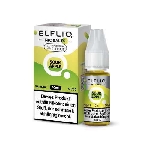 ELFLIQ Sour Apple Nikotinsalz Liquid