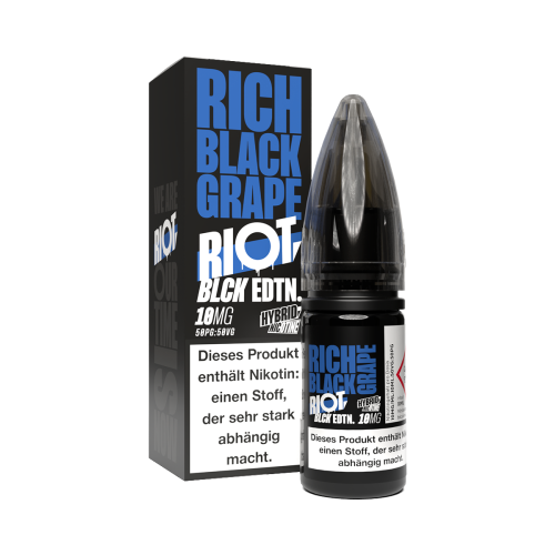 Riot Squad - BLCK Edition -  - Hybrid Nikotinsalz Liquid -