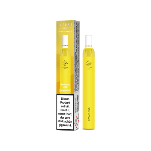 Elfbar - T600 Einweg E-Zigarette - Banana Milk 20 mg/ml...