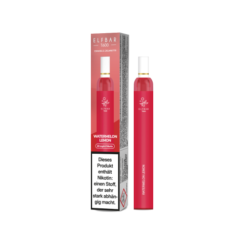 Elfbar T600 Einweg E-Zigarette - Watermelon Lemon 20...