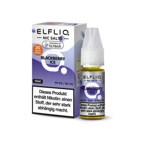 ELFLIQ - Blackberry Ice - Nikotinsalz Liquid 20 mg/ml