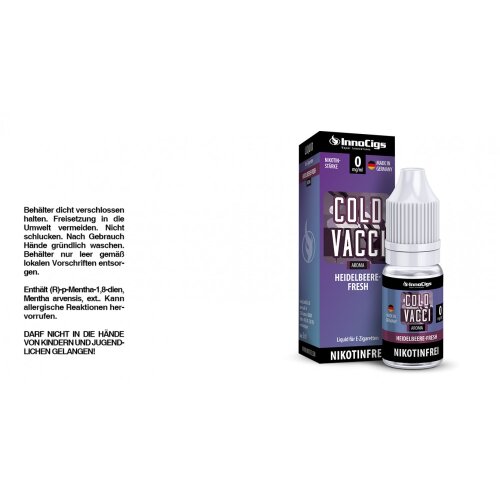 Cold Vacci Heidelbeere-Fresh Aroma - Liquid für...