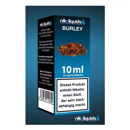 Nikoliquid Burley Liquid 10ml