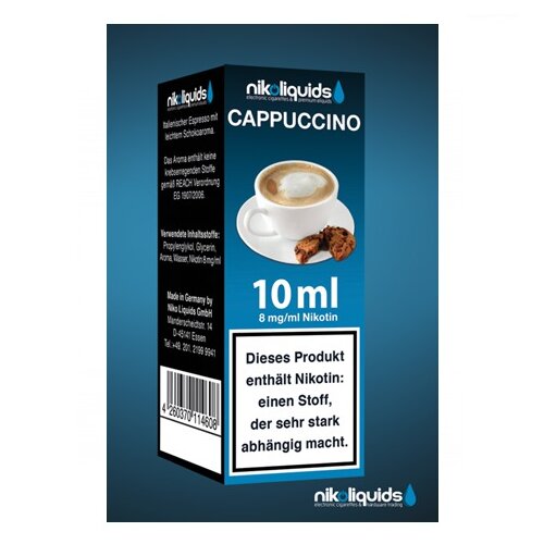 Nikoliquid Cappuccino Liquid 10ml