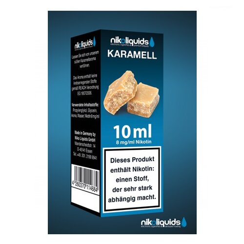 Nikoliquid Karamell Liquid 10ml