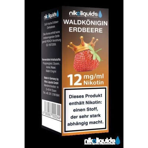 Nikoliquid Waldkönigin Erdbeere 50-50