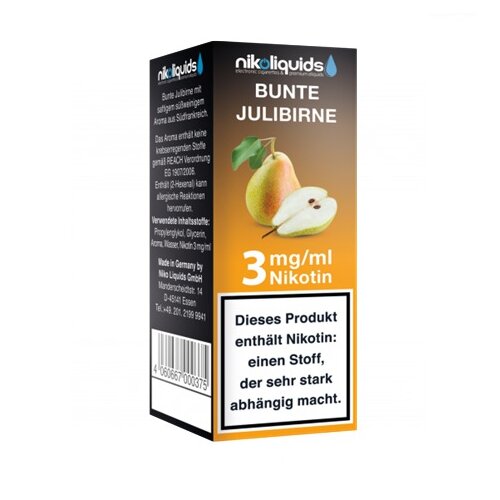 Nikoliquid Bunte Julibirne 50-50