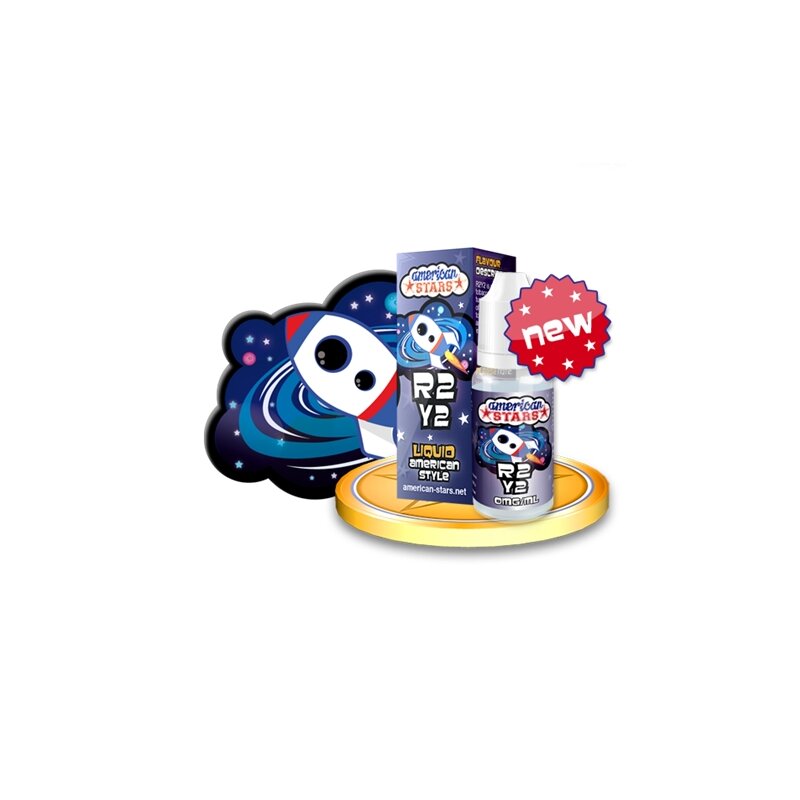 American Stars R2Y2 Vanille-Karamel-Tabakgeschmack Liquid...