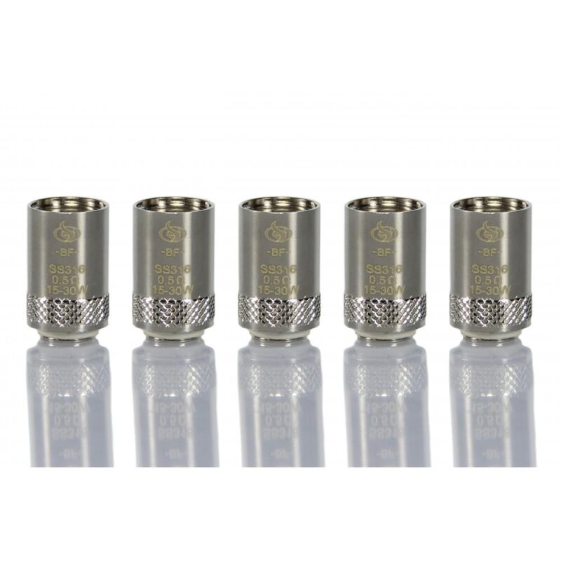 Clearomizer InnoCigs BF SS316 Heads 5er Pack