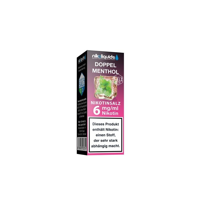 Nikoliquid Nikotinsalz Doppel Menthol Liquid