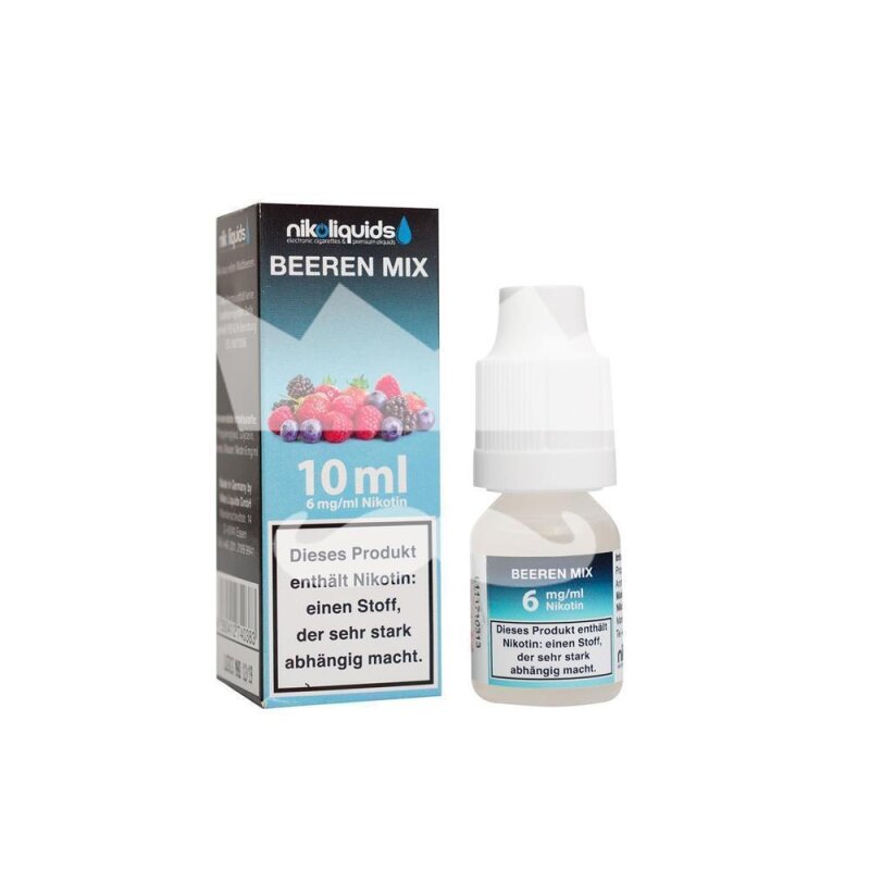 Nikoliquid Beeren Mix Liquid 10ml 8 mg