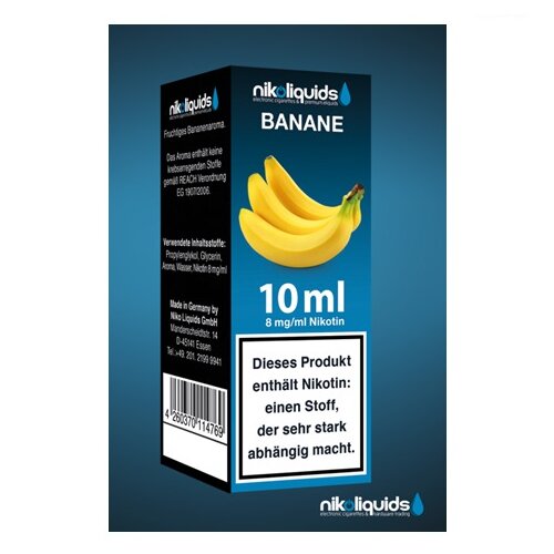 Nikoliquid Banane Liquid 10ml 8mg