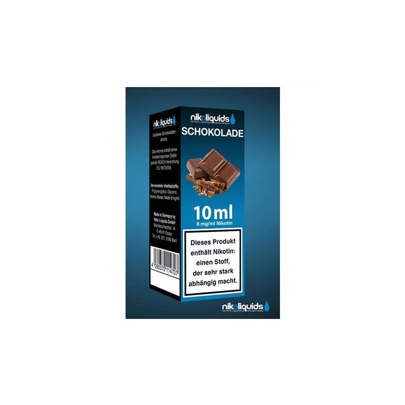 Nikoliquid Schokolade Liquid 10ml 0mg