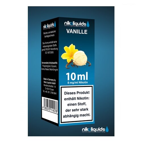 Nikoliquid Vanille 50-50 Liquid 10ml 6mg