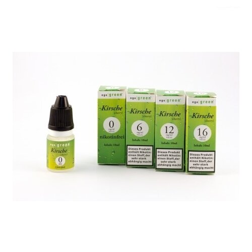 eGoGreen Kirsch Flavour Liquid 0mg