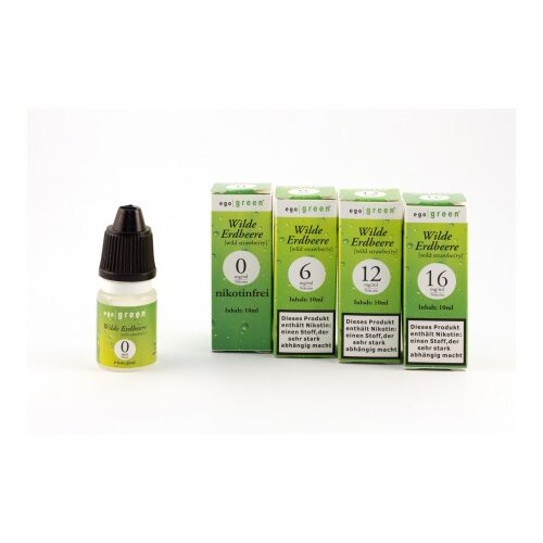 eGoGreen Wilde Erdbeere Flavour Liquid 6mg