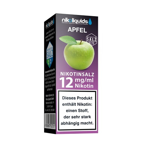 Nikoliquid Nikotinsalz Apfel Liquid 6mg