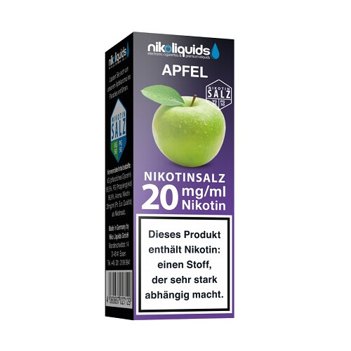 Nikoliquid Nikotinsalz Apfel Liquid 6mg