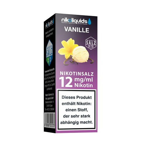Nikoliquid Nikotinsalz Vanille Liquid 6mg