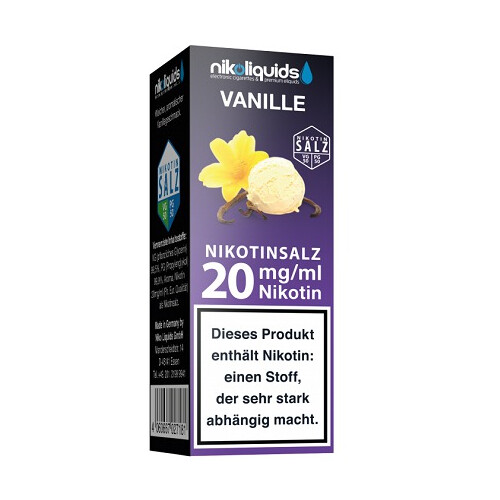 Nikoliquid Nikotinsalz Vanille Liquid 6mg