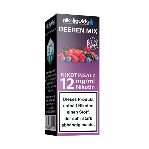 Nikoliquid Nikotinsalz Beeren Mix Liquid 6mg