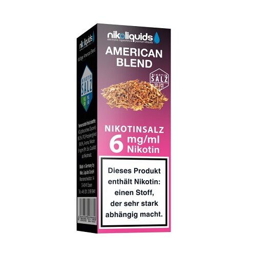 Nikoliquid Nikotinsalz American Blend Liquid 20mg