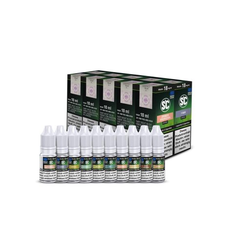 Vape Juice SC Gourmet Probierbox 3mg