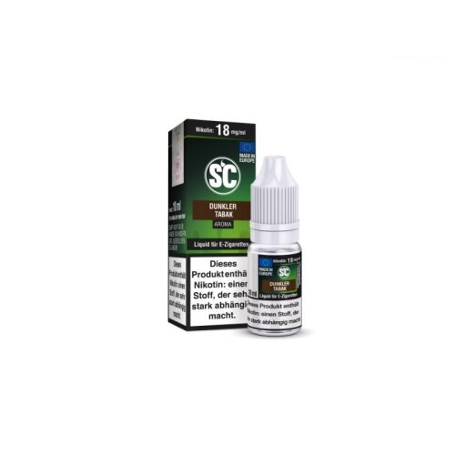 SC Premium Liquid Strong Dunkler Tabak 18mg 10er