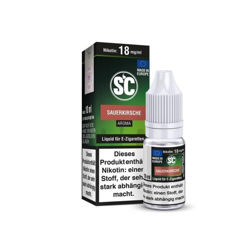 E Juice SC Sauerkirsche 18mg 10er