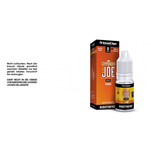 Aroma Vape InnoCigs Commander Joe Tabak 3mg 10er