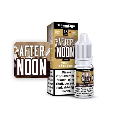 InnoCigs Liquid Afternoon Vanille Käsekuchen 9mg
