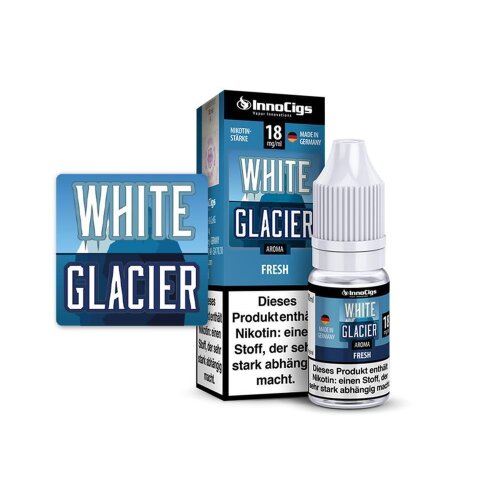 Liquid InnoCigs Vape Juice White Glacier Menthol 0mg 10er