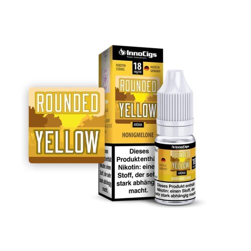 Liquid InnoCigs Vape Juice Rounded Yellow Honigmelone 3mg...