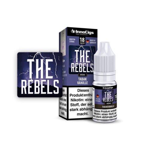 Vapors Liquid InnoCigs The Rebels Tabak Vanille 3mg 1er