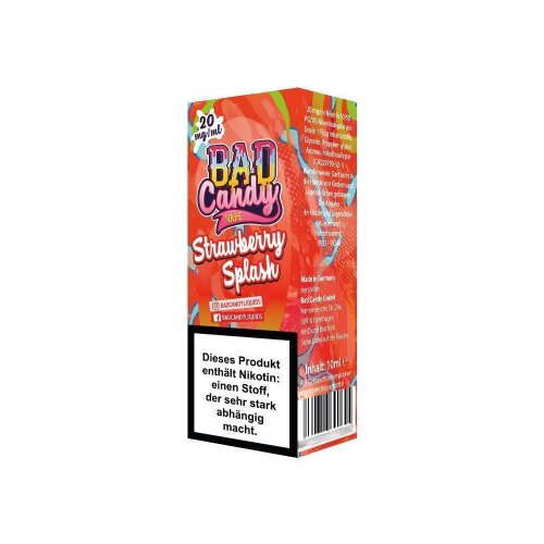 Liquid Nik Salts Bad Candy Strawberry Splash 20mg