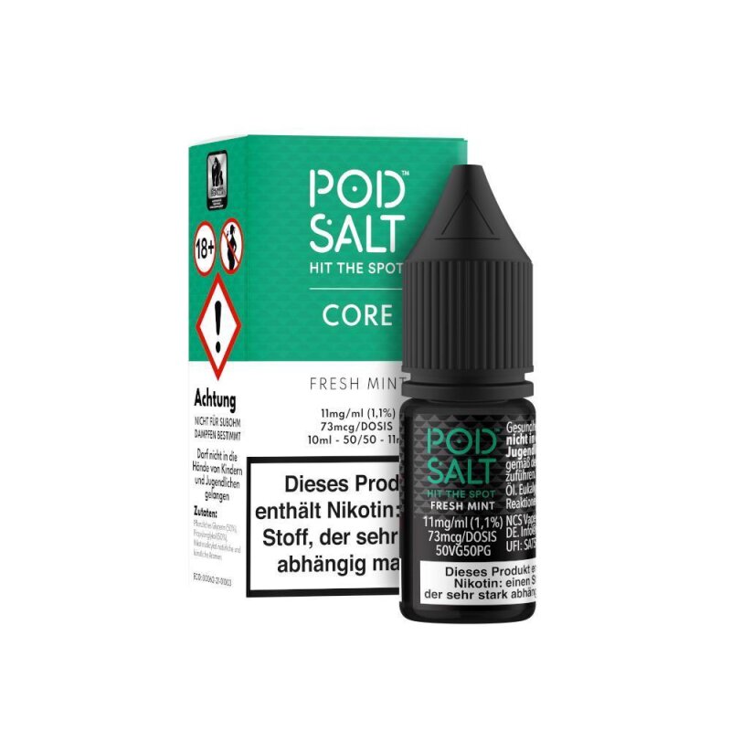 Pod Salt Core Fresh Mint Nic Salts Liquid