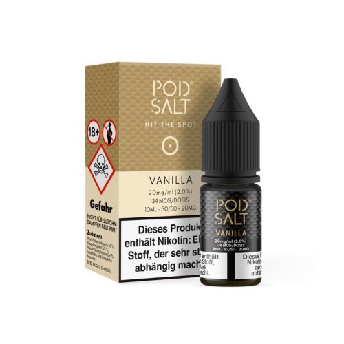 Pod Salt Vanilla Nic Salts Liquid 20mg