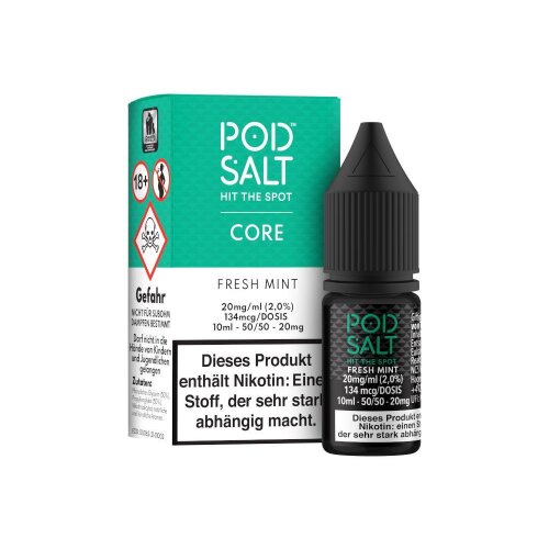 Pod Salt Core Nic Salts Fresh Mint Liquid 20mg 5er