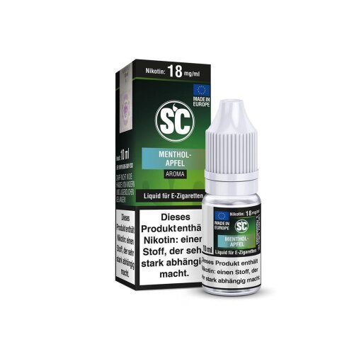 Vape Juice SC Menthol Apfel 12mg