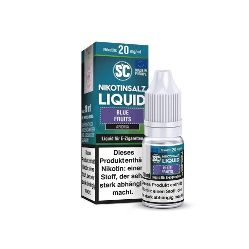 Liquid Nic Salts SC Blue Fruits E-Zigaretten 20mg 10er