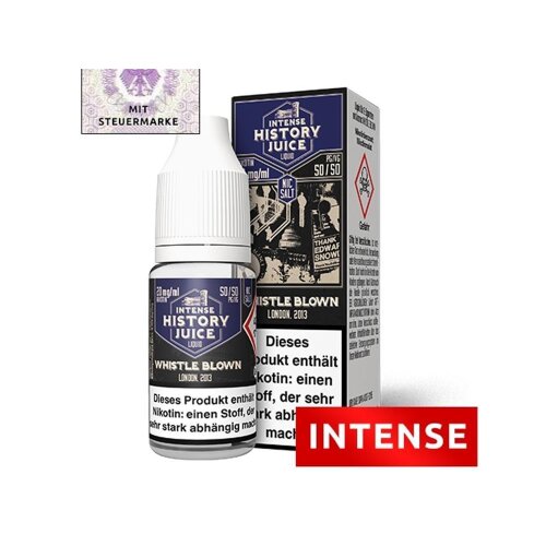 Whistle Blown Pfirsich Maracuja History Juice Intense 20mg