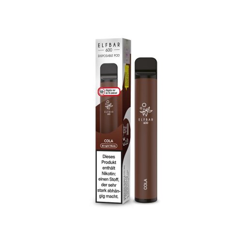 Elf Bar 600 Disposable E-Zigarette Cola 20mg