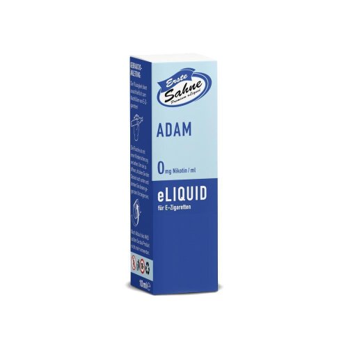 E-Zigaretten Liquid Erste Sahne Adam 3mg 10er