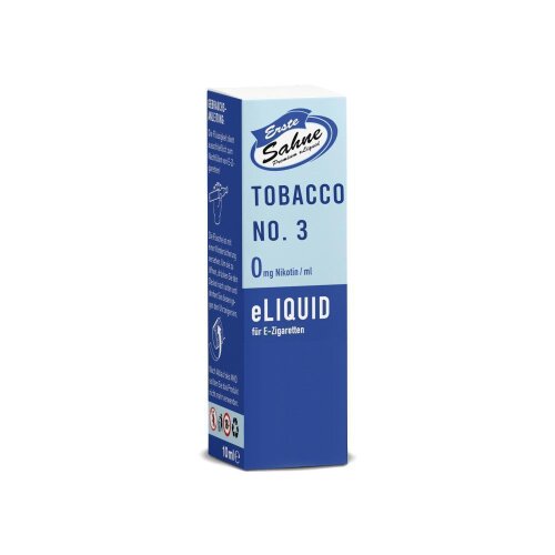 Erste Sahne E-Liquid Tobacco No.3 3mg 10er