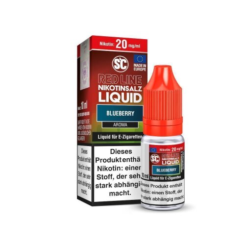 Nikotinsalz Liquid SC Red Line Blueberry 10mg 10er