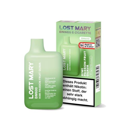 Lost Mary BM600 Einweg E-Zigarette Kiwi Passionfruit...