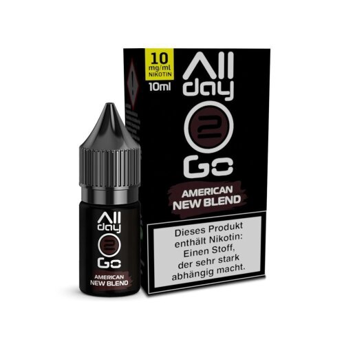 Allday2Go American New Blend Hybrid Nikotinsalz Liquid