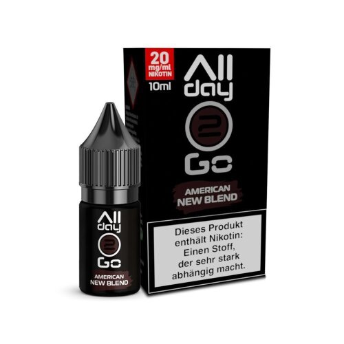 Allday2Go Hybrid Liquid American New Blend 20mg