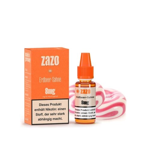 ZaZo e Liquid Erdbeer Sahne 12mg