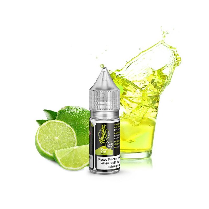 MONSOON Fresh Lime Soda Nikotinsalz Liquid 10ml